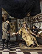 BERCKHEYDE, Job Adriaensz A Notary in His Office oil painting reproduction